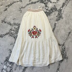 Louise Misha Paris Dress Womens Size 36/4‎ Off White Marcelina Embroidered